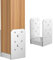 SPACEEUP Post Base 4x4 （Internal 3.5 x 3.5）Post Anchor 2pcs Adjustable Post Base Stainless Steel Concrete Post Anchor for Pavilion Deck Railing Support Decorative Anchor Plate