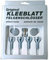KLEEBLATT Felgenschloss M12x1,5x24mm Kegelbund 60° kompatibel mit Dacia Fiat Opel Nissan Renault Smart 4er-Set 4x silberne Felgenschlösser Felgensicherung Radsicherung Radsicherungsschrauben Typ 902