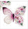 20 kleine Cocktail-Servietten M?rchenhafter Schmetterling | Tiere | Frühling | Sommer | Tischdeko | Decoupage | Serviettentechnik 25x25cm