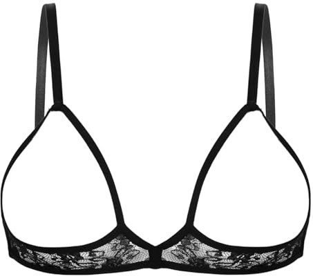 iiniim Dam ouvert bh lyftbehå spets push up bröstfri bustier toppar med bygel bystlyft bh, underkläder