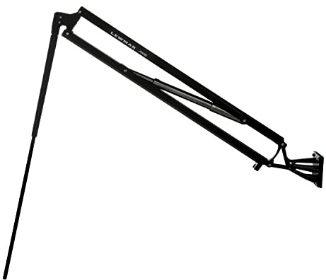 Lewmar Axis Shallow Water Anchor for use in up to 7' of Water, 12V Electrically Powered, Remote Controlled Deployment, Four Bar Articulating Arm, for Powerboats up to 26', Black - 22108805