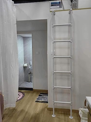 39 43 45 49 51 55 59 63 67 69 70 Zoll hohe Rv-Hochbetten-Leiter, nur Etagenbettleiter mit Abdeckung und Schrauben, Eisenleiter-Sicherheit für Behinderte/Kinder/ältere Menschen, 3 4 5 6 Stufe