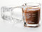 GLASKEY 2 Pack Shot Glasses Measuring Cup,60ml/2oz Espresso Shot Glass with Heavy Base,Liquid Heavy Glass Wine Glass,Measurement of Dry and Liquid Ingredients (White)