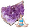 Cluster di cristalli di ametista, cristalli viola scuro, grappoli di cristalli naturali di amatesi, pietre di ametista grezza per meditazione, elegante decorazione della stanza e pietra grezza per