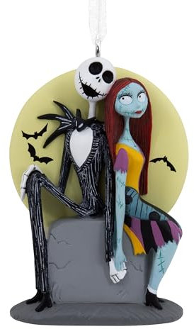 Hallmark Jack Skellington und Sally Ornament The Nightmare Before Christmas Tree Decoration Disney Hanging Ornament Christmas Hanging Ornament Gifts for Christmas