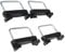 tuwiwol 4x Roof Rack Tool Clips Luggage With Roof Rack Clamps Easy And Convenient Suitable For Car Luggage Rack Roof Box U Bolts, 4pcs 8cm