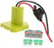 NUOBESTY Battery Dock Power Connector for Truck DIY Power Adapter for Electric Modification Durable Material Easy Installation Compatible with Ryobi Lithium