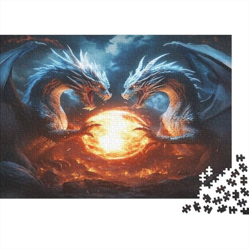 Dragon Fire Ball 1000pc Jigsaw Puzzle for Adults Challenging