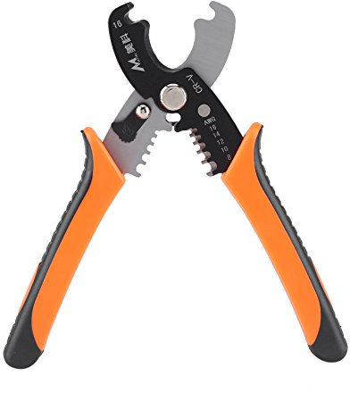 Cortador de Pelacables 175 Mm Herramienta de Pelado de Pelacables Para Trabajos Pesados Herramienta de Pelado de Cables Eléctricos Alicates Mango Ergonómico Para Alambres Trenzados