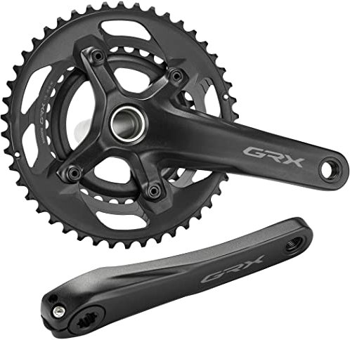 SHIMANO GRX FC-RX600 Kurbelgarnitur, 2 x 11, 46-30T, Schwarz