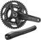 SHIMANO GRX FC-RX600 Kurbelgarnitur, 2 x 11, 46-30T, Schwarz