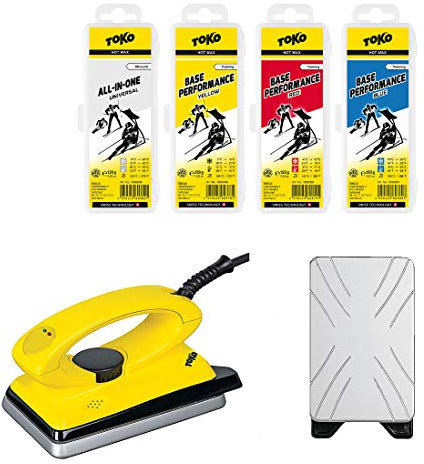 Toko Skiwachs-Set 5.2 mit Wachsbügeleisen und 4 x 120g Skiwax