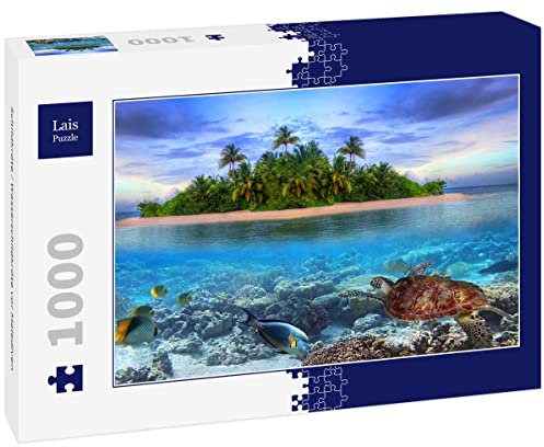 Lais Jigsaw Puzzle Turtle/Water turtle off Maldives 1000 Pieces
