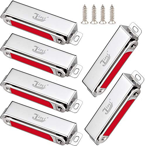 Magnetschnäpper Balkontür Tür Magnet Schranktür Jiayi 6 Stück Türmagnete für Möbel 40kg Magnete für Schranktüren Edelstahl Schrankmagnete Stark Möbelmagnet Magnet Türschließer Magnetverschluss Schrank