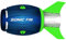 Aerobie Sonic Fin Football, aerodynamischer leistungsstarker Outdoor-Football für Kinder und Erwachsene