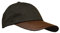 WALKER AND HAWKES Unisex Baseball-Kappe aus gewachster Baumwolle - Schirm aus Leder - Einheitsgröße Schwarz
