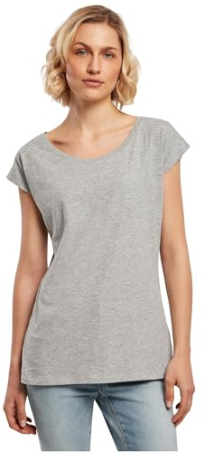 Build Your Brand Damen Bb013-ladies Wide Neck Tee T-Shirt (1er Pack)