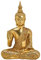 Generisch Dekofigur Thai Buddhafigur, meditierend, Gold | meditierend, Skulptur, Statue, Deko-Figur, H 31 cm