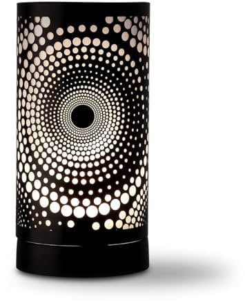 Zen’Arôme Brûleur Cire Parfumée Calorya n°12 - Brûle Parfum Électrique pour Fondant Parfumé - Lampe à Parfum en Métal avec Commande Tactile - Éclairage d’Ambiance Coloré – Idée Cadeau Originale