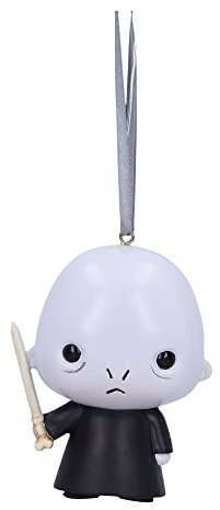 Nemesis Now Harry Potter Voldemort Hängeornament, 7,5 cm, Harz, grau, offiziell Lizenziertes Harry-Potter-Produkt, niedliches Voldemort-Design, in feinstem Harz gegossen, fachmännisch handbemalt
