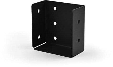 Framola Extra Strong Timber Rafter Bracket - Suitable for 4 X 4 Timber - UK Made with Great British Steel - Powder Coat Finish in Black - Heavy Duty - 2mm Thick Steel