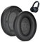 Q45 Replacement Earpads for Anker Soundcore Life Q45 Headphone, HoneTeek Ears Cushion Foam Cover with Protein &Softer Leather and Memory Foam, Leather Sleeve Earphone Earmuff(BLACK)