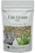 Cat Grass Seeds 150g + Luxury Ceramic Planter and Bamboo Wooden Base - 2 Item Bundle - Garden Lawncare Guy
