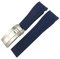 KDEGK Kautschukarmband 21 mm 22 mm passend für Rolex DEEPSEA Sea-Dweller Submariner Blau Schwarz Wasserdichtes Sport-Silikon-Uhrenarmband(Blue,22mm)