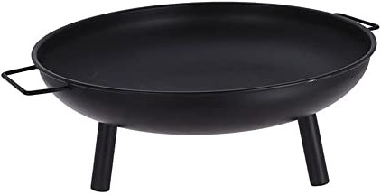 Garten-Feuerstelle Ø 58 cm: Ideal zum Aufwärmen Ihrer Abende im Freien. Genießen Sie Braten und Treffen mit Freunden, schaffen Sie eine gemütliche Atmosphäre voller guter Gesellschaft.