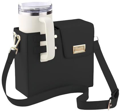 TIAASTAP Handtasche für Stanley Cup Tasche Stanley Cup Zubehör Tasche Stanley Cup Accessories Crossbody Bag für Stanley Becher Trinkflasche Wasserflasche Umhängetasche für Outdoor Reisen