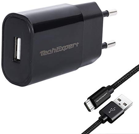 Kit Chargeur Noir pour tablettes Lenovo avec Port Micro USB Yoga Tablet 2/3, IdeaPad Miix, IdeaTab, A10-70, A8-50, A7-30, A7-40, A8-50