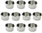 YH Poker Game Table Cup Holder Insert - 10Pack Stainless Steel Jumbo Drink Cup Holder, Poker Table Cup Holders for Casino Table, Game Table, Sofa, Boats, Bench, Desk, RV Cars & Trucks