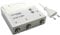 Metronic 414113 - Amplificador de Interior TV VHF/UHF para TDT con Filtro LTE, Compatible 5G, VHF 25 dB, UHF 30 dB, Ganancia Ajustable, 1 Entrada/2 Salidas Tipo F, Blanco