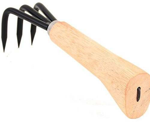 Dingmu Bonsai Wurzelhaken/Wurzelkralle 3er mit Holzgriff 220 mm 60995