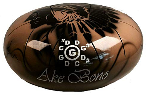 DevinArt Stahl AKE Bono Maßstab HandPan Behälter Tongue Hank Drum AKE Bono Reiki Meditation