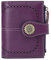 SENDEFN Portefeuille Femme Cuir Porte Monnaie Femmes Porte-Cartes Portefeuille Zippé Femmes avec 16 Emplacements pour Cartes Anti RFID Portefeuilles