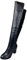 Joliss Donna Tacco A Blocco Moda Sopra Il Ginocchio Boots Donna Zip Punta Rotonda Stivali Alti Tacco Medio Stivali Lungo Nero Numero 47 EU/49Cn
