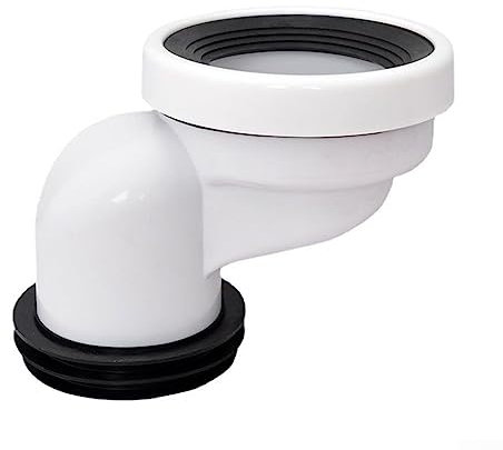 HpLive Raccord de WC - Raccord pour WC - Tuyau d'évacuation droite