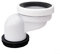 HpLive Raccord de WC - Raccord pour WC - Tuyau d'évacuation droite