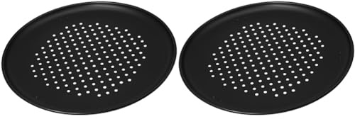 Zenker 7511 Pizzablech rund, perforiert Ø 32 cm, special countries (Packung mit 2)