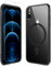Hensinple Hülle für iPhone X, Magnetisch Hülle iPhone XS Militärschutz Stoßfeste Schutzhülle mit Panzerglas für iPhone X/XS Anti-Fingerabdruck Kratzfeste Bumpedr iPhone X Case (Schwarz)