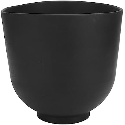 HELEVIA Cuenco para Mezclar Faciales, Cuenco de Color para Mezclar Silicona DIY, Herramienta de Belleza Cosmética para Mascarillas Faciales (Negro)