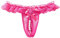 Womens Lace Open Crotch Thong Massage Pearl Transparentes Höschen Damen Sexy Unterwäsche Spitze