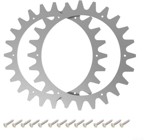 HpLive Spikes für McCulloch Roboter-Rasenmäher, Offroad-Spikes für R600 R800 R1000 - Verbesserte Traktion & Manövrierfähigkeit - Einfache Installation,mit 2 Spikes,14 Schraube