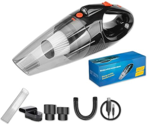 oryzom Aspirateur à Main V1 Pro - Moteur Ultra- Puissant 33 000 TR/Min pour Une Performance exceptionnelle sans Fil Ultra Puissant 9000Pa - avec Éclairage LED pour Nettoyage Humide et Sec