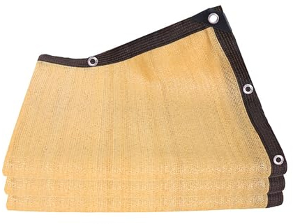 Toile Ombrage Exterieur avec Œillets, 2x2 3x4 4x4 5x10m 80% UV Protection Toile Ombrage HDPE Anti - UV, Tissu D'ombrage for Serre, Jardin, Terrasse, Balcon, Serre(4X4m)