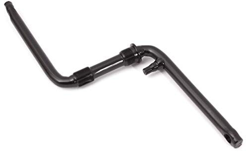 Einteilige KHE BMX Fauber Kurbel OPC 170mm schwarz geschmiedet 4130 CrMo