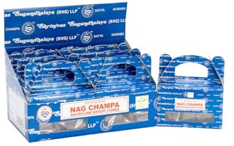 Satya Nag Champa Rückfluss-Kegel, 11 x 10 x 4 cm, 1 Stück