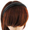 axy Haarreif Classic Vintage Leder Haarreifen Leather Hair band HR27CS (Schwarz)