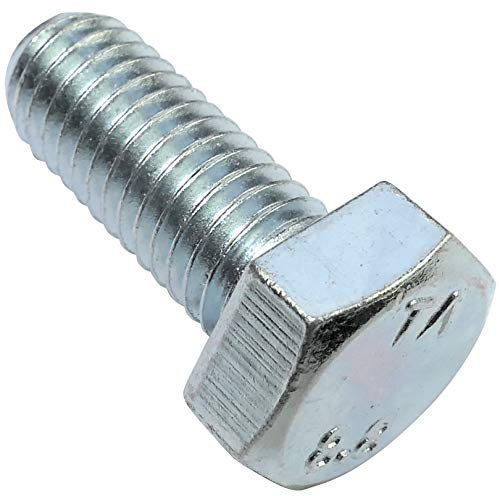 AERZETIX - C47322 - Satz von 50 stück - bolzen schrauben sechskantschrauben M8x20 - mit sechskantkopf - Ø8x20mm - DIN 933 - klasse 8.8 - aus verzinktem stahl - heimwerken - montagewerkzeug eisenwaren